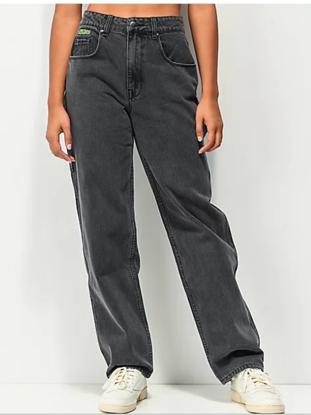 Empyre Tori Carpenter Jeans Womens 0 Black Wash Baggy Skate 100% Cotton
